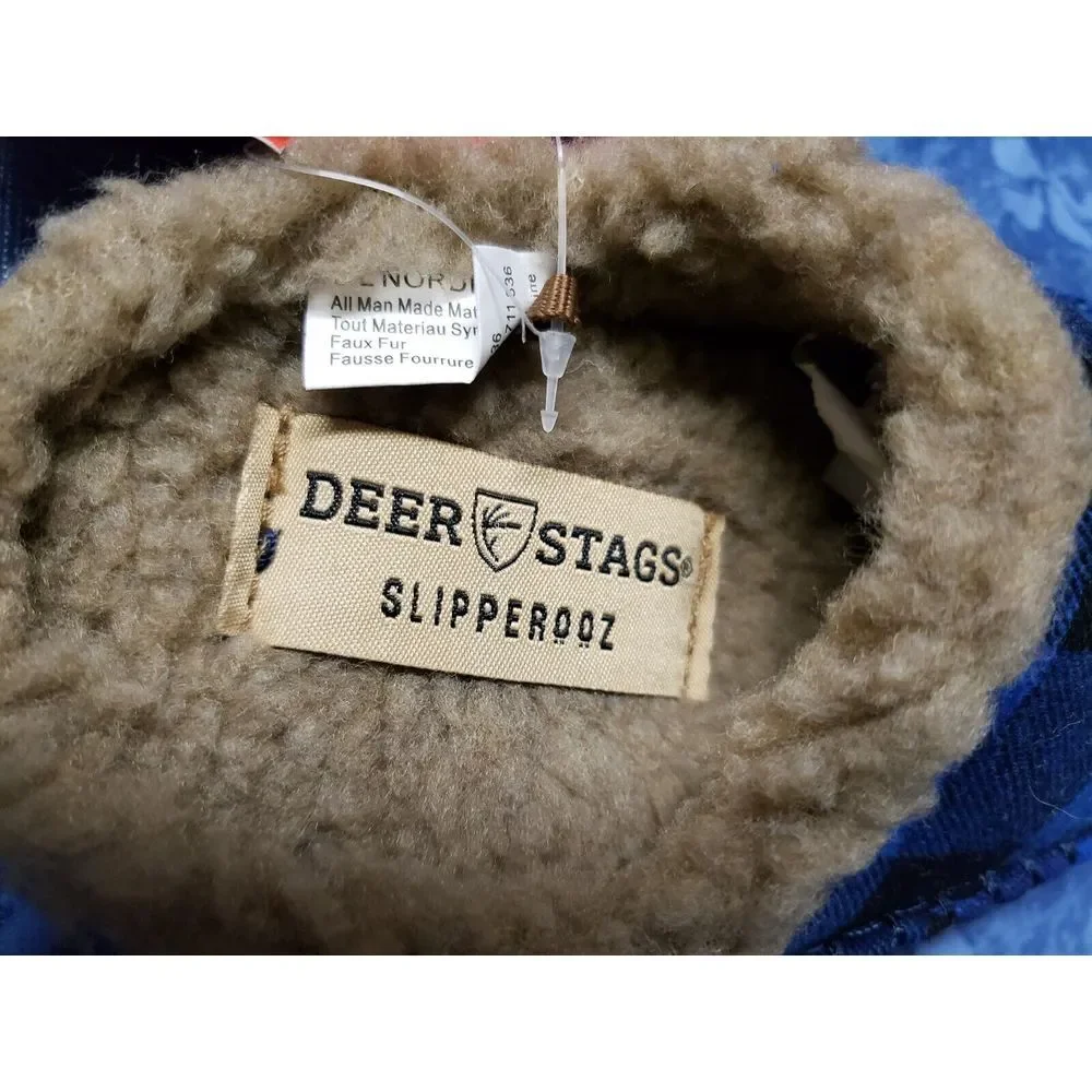 Deer Stags Slipperooz‎ Sock Cushioned Unisex-Child Clog Slipper,13 Little Kid